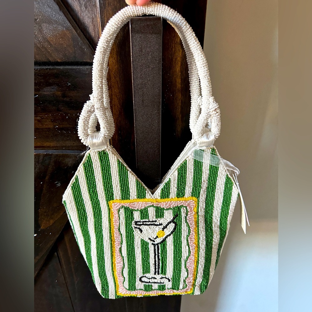 Tiktok Viral Beaded Handbag Made in India Martini bag NWT